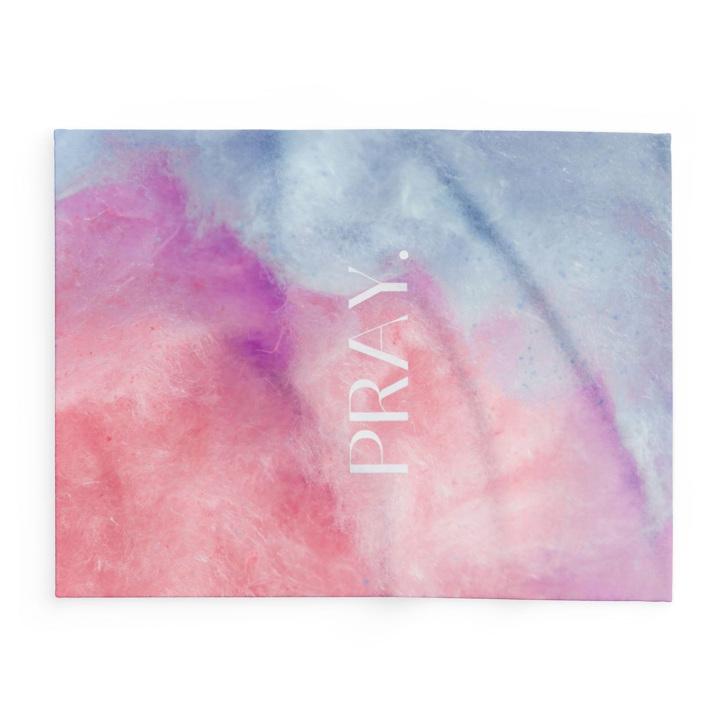 Inspirational Arctic Fleece Blanket - 'PRAY.'