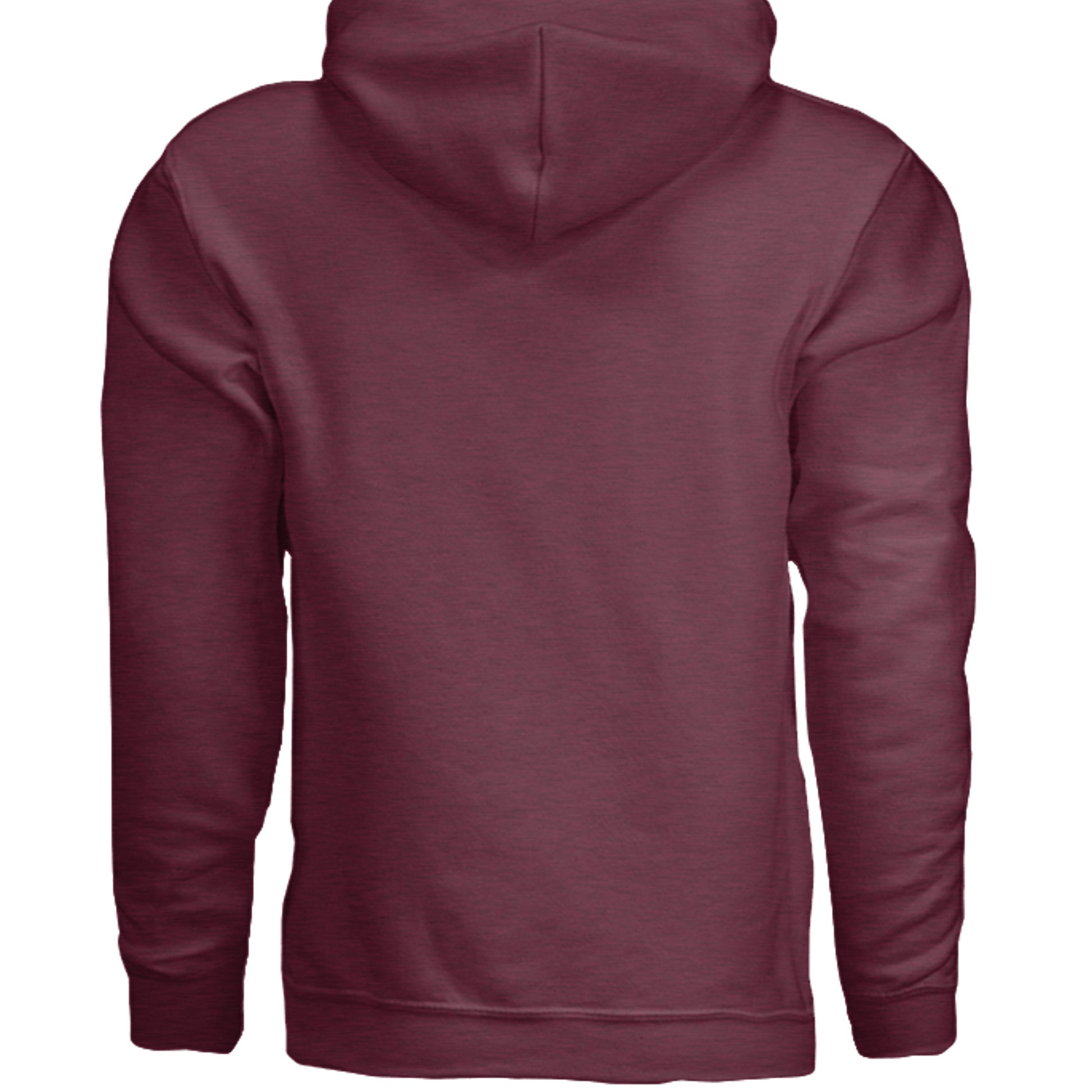 Heather Dark Maroon - G185 - BACK